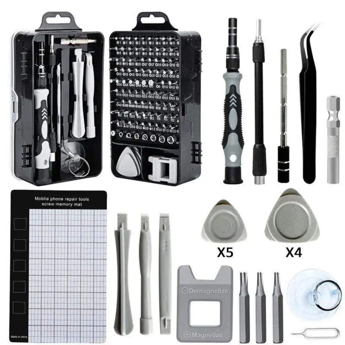 115/122-in-1 Precision Screwdriver Tool Kit — product image 3 of 11