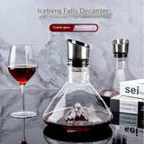 Iceberg-Style Glass Wine Decanter