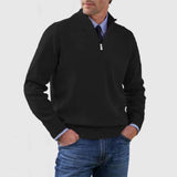 Men’s Quarter-Zip Knit Sweater