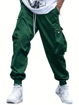 Men’s Multi-Pocket Drawstring Cargo Pants