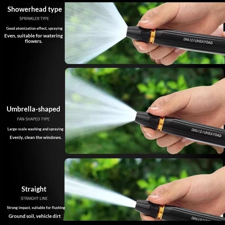 Adjustable Garden Hose Spray Nozzle & Accessories