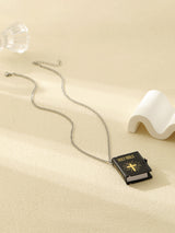 Cross & Bible Pendant Necklace