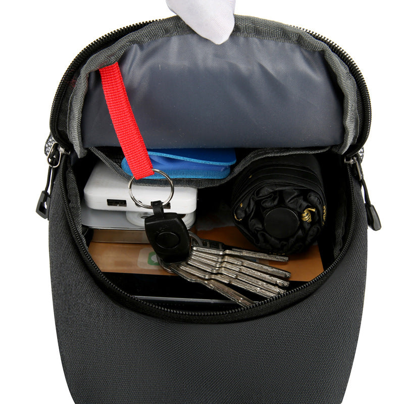 Men’s Oxford-Cloth Crossbody Shoulder Bag