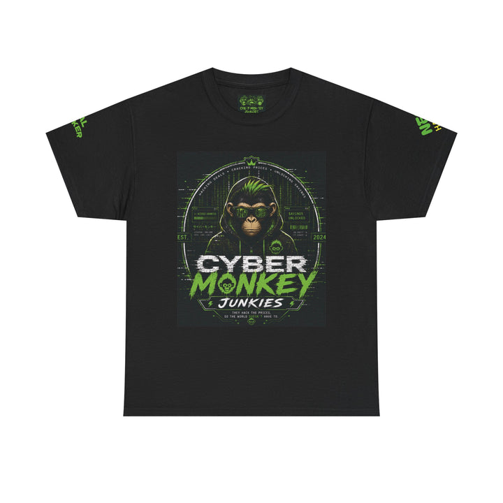 Cyber Monkey Junkies Graphic T-Shirt — product image 1