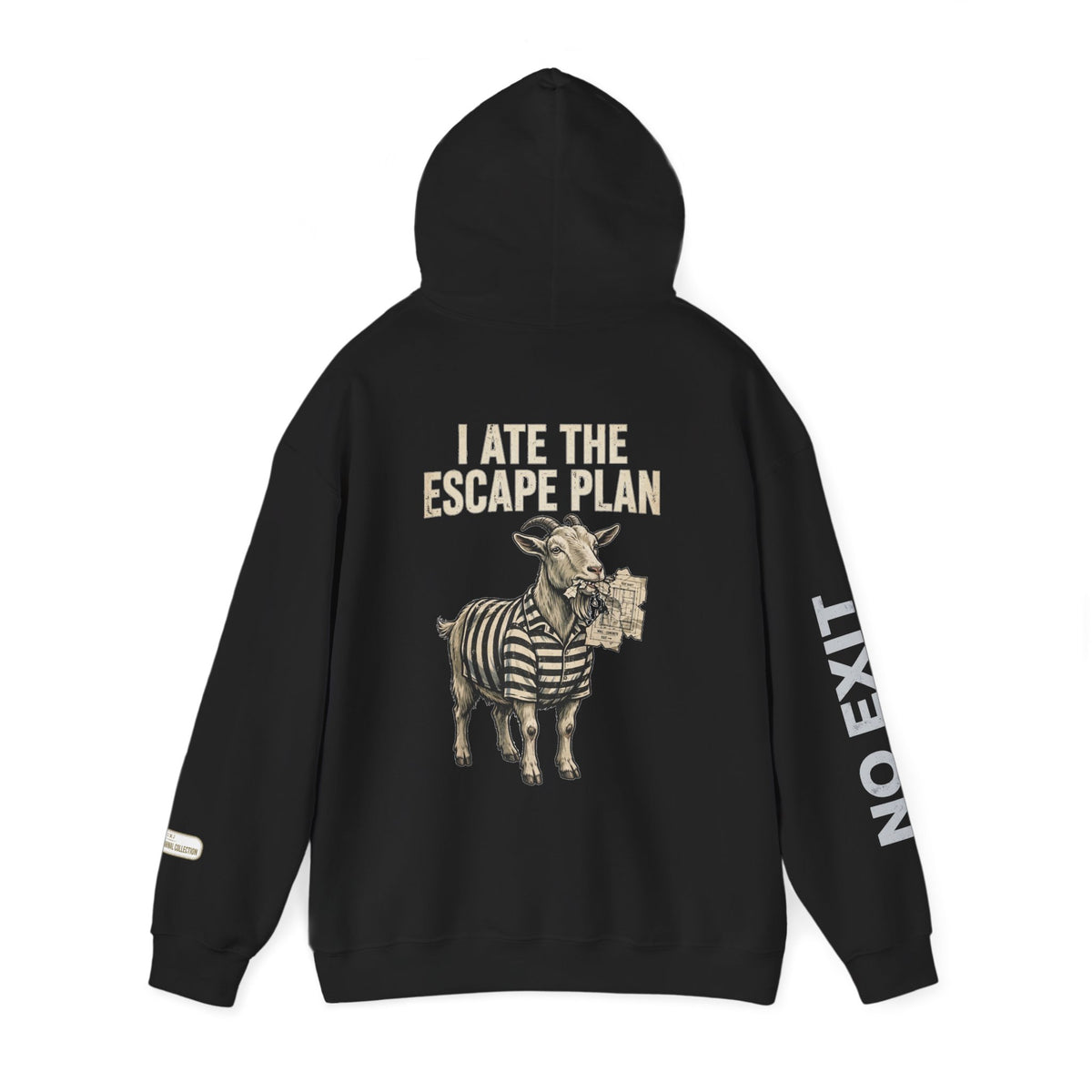 I Ate the Escape Plan Goat Hoodie — Cyber Monkey Junkies
