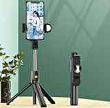 Foldable Bluetooth Selfie Tripod with Remote — product image 2