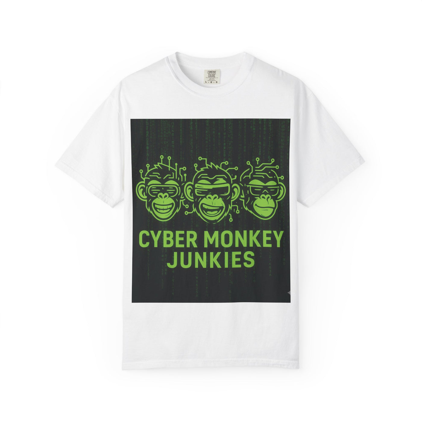 Cyber Monkey Junkies Original Logo T-Shirt — product image 2