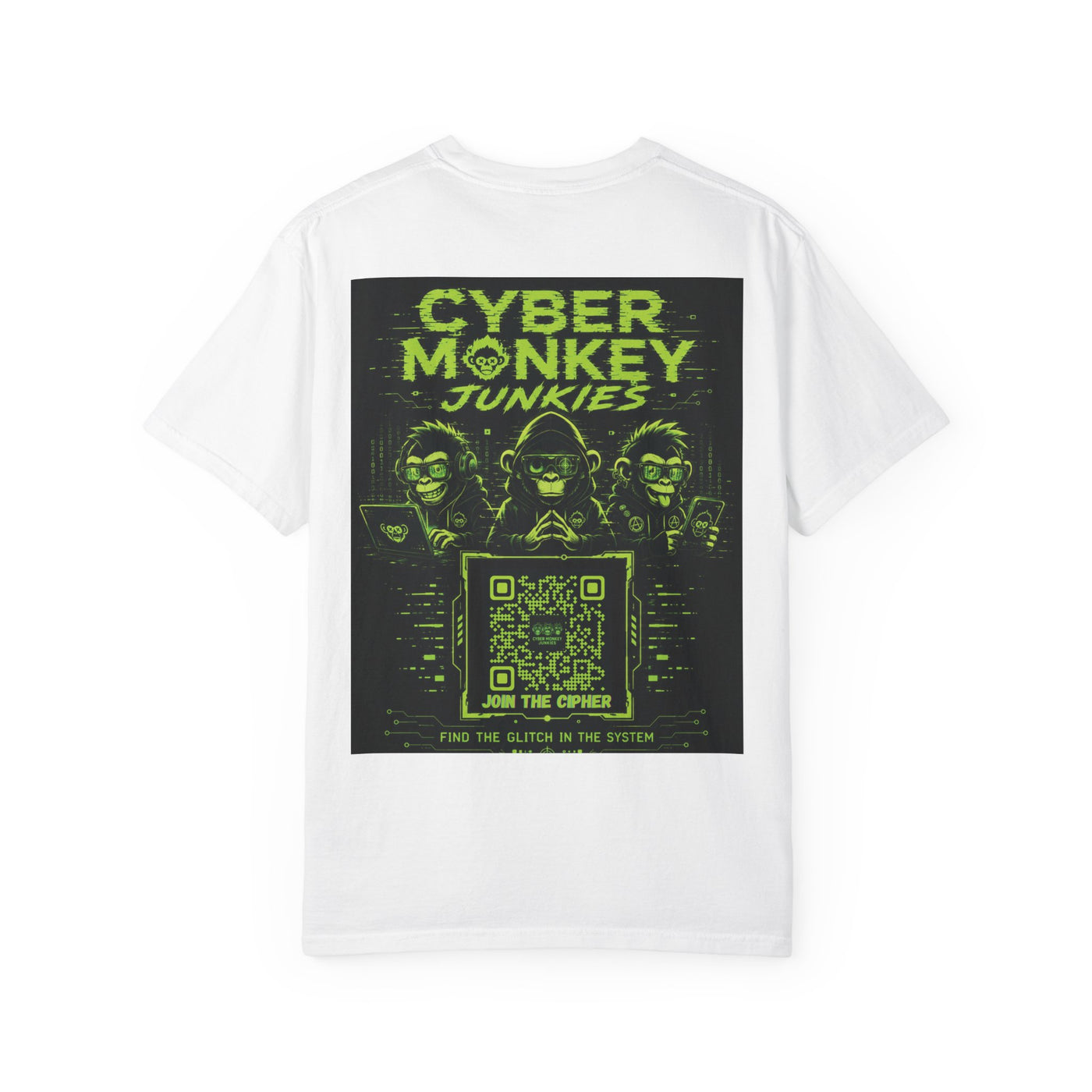 Cyber Monkey Junkies Original Logo T-Shirt — product image 3