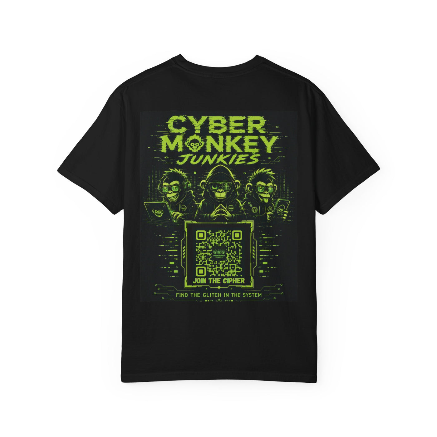 Cyber Monkey Junkies Original Logo T-Shirt — product image 6