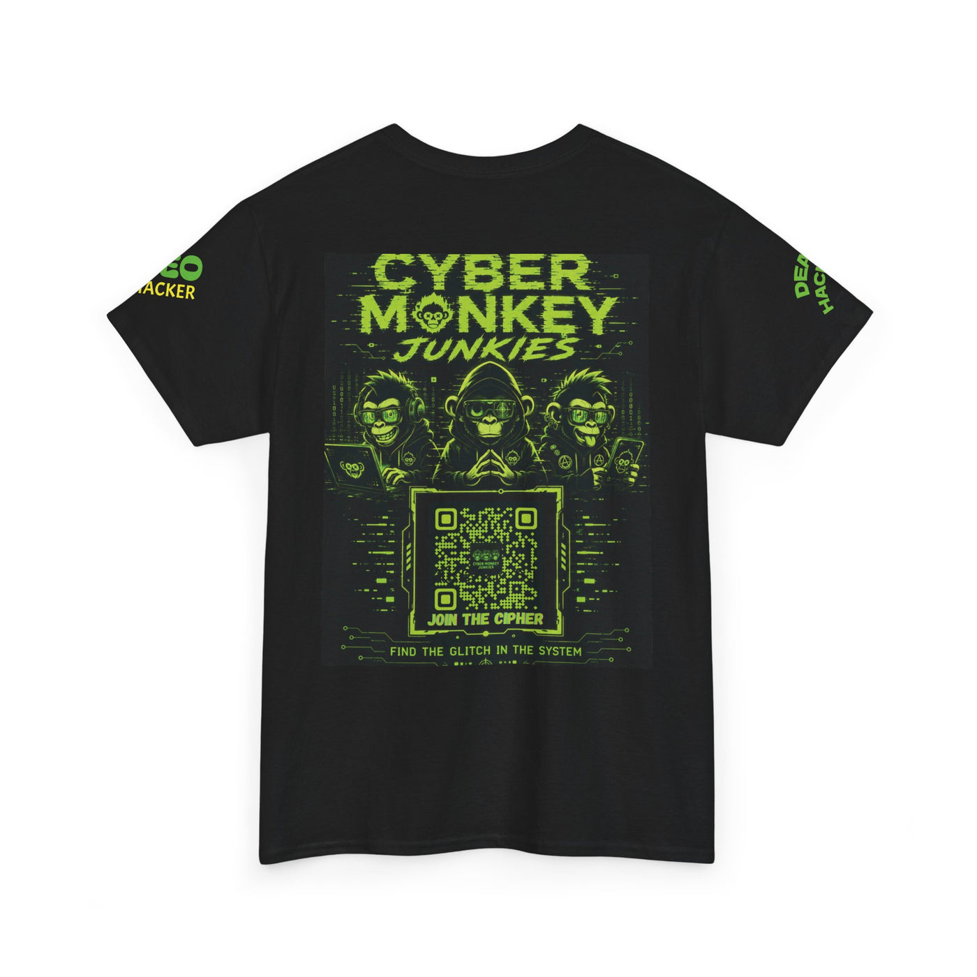 Cyber Monkey Junkies Graphic T-Shirt — product image 4