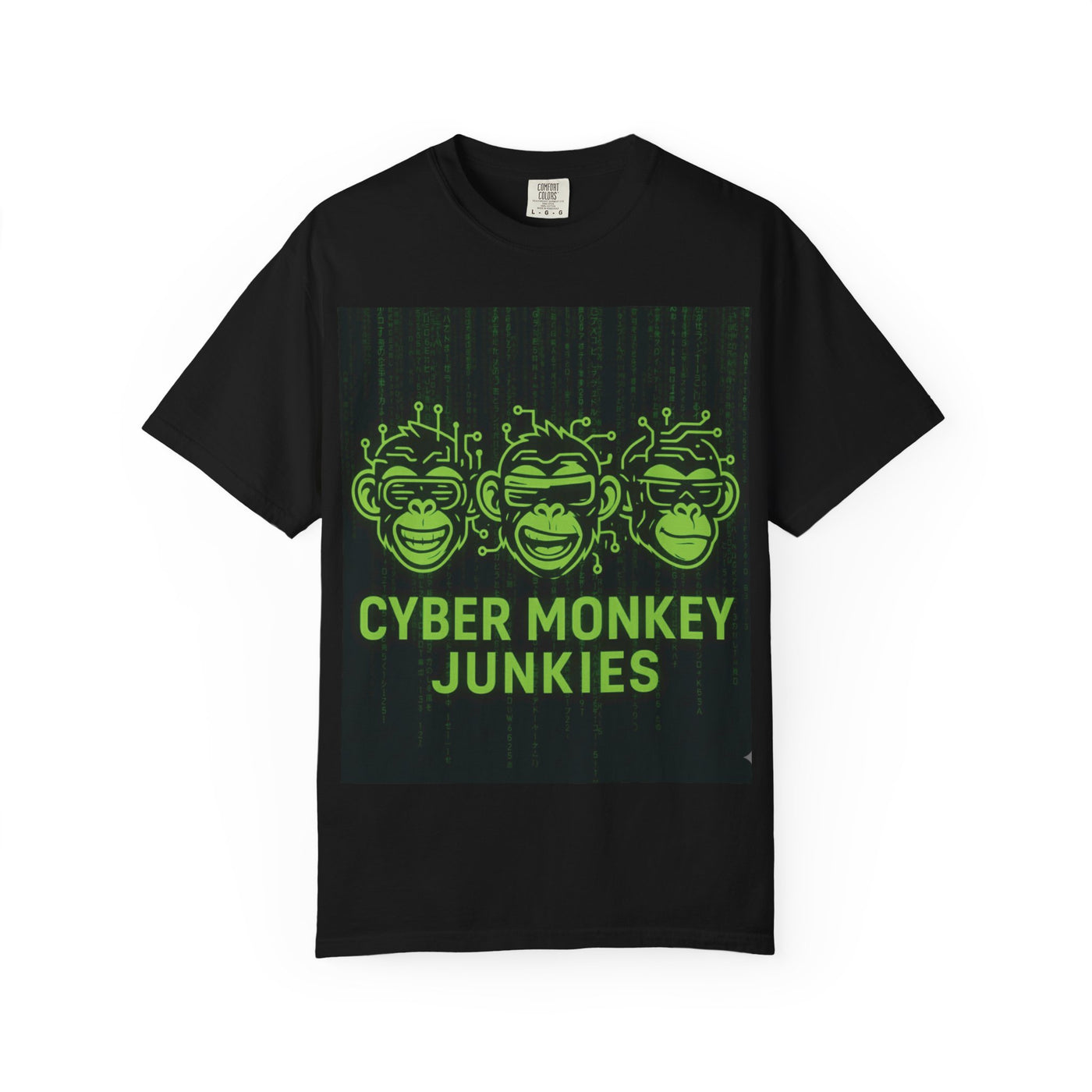Cyber Monkey Junkies Original Logo T-Shirt — product image 1