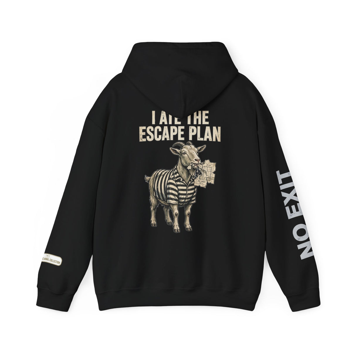I Ate the Escape Plan Goat Hoodie — Cyber Monkey Junkies