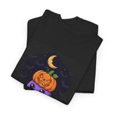Spooky Season Halloween Purple Blob Graphic Tee