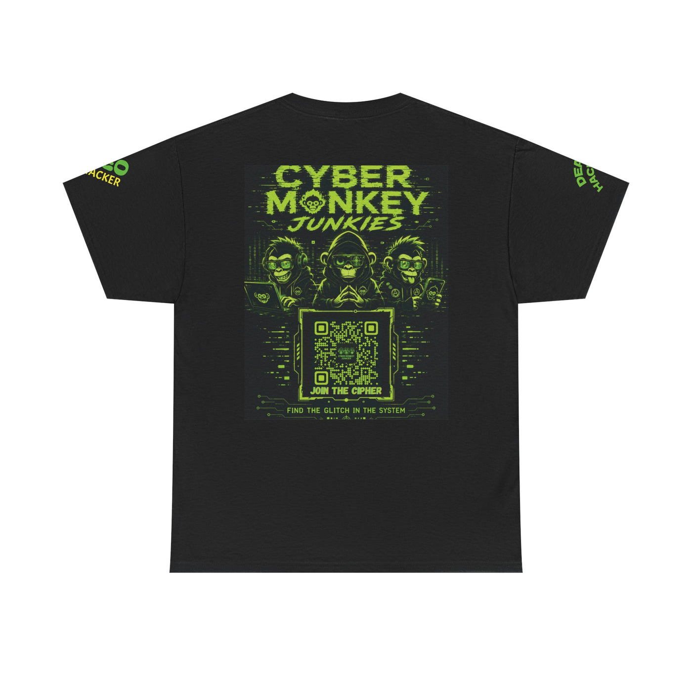 Cyber Monkey Junkies Graphic T-Shirt — product image 2