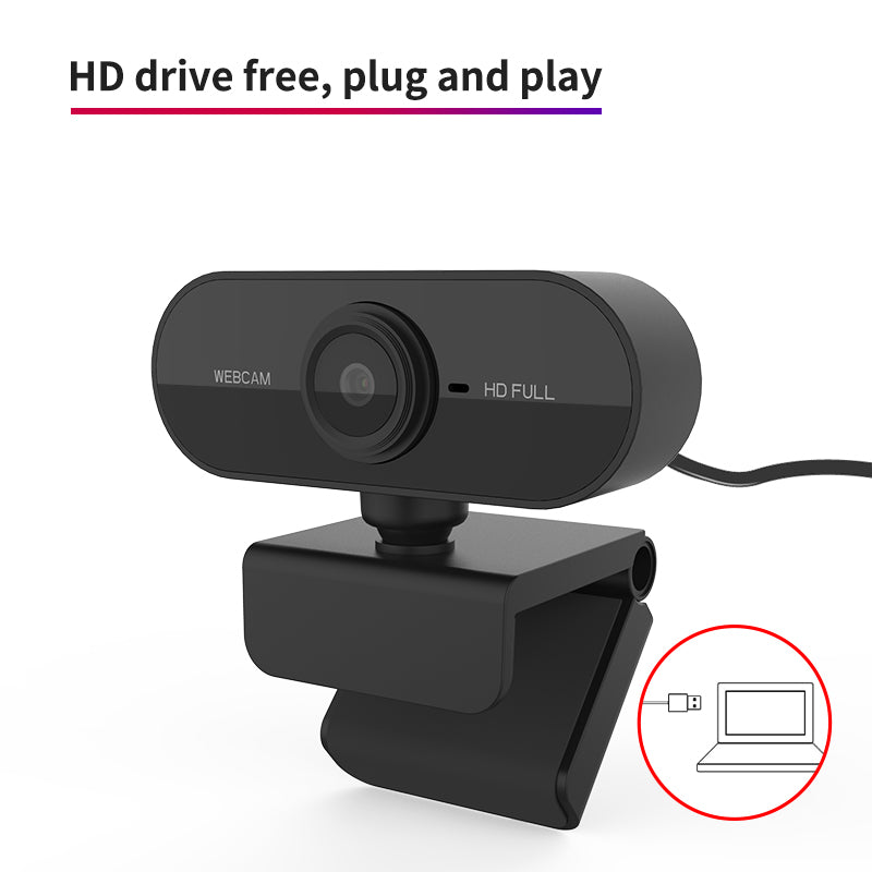 1080p USB Webcam with Built-In Microphone — product image 3 of 6