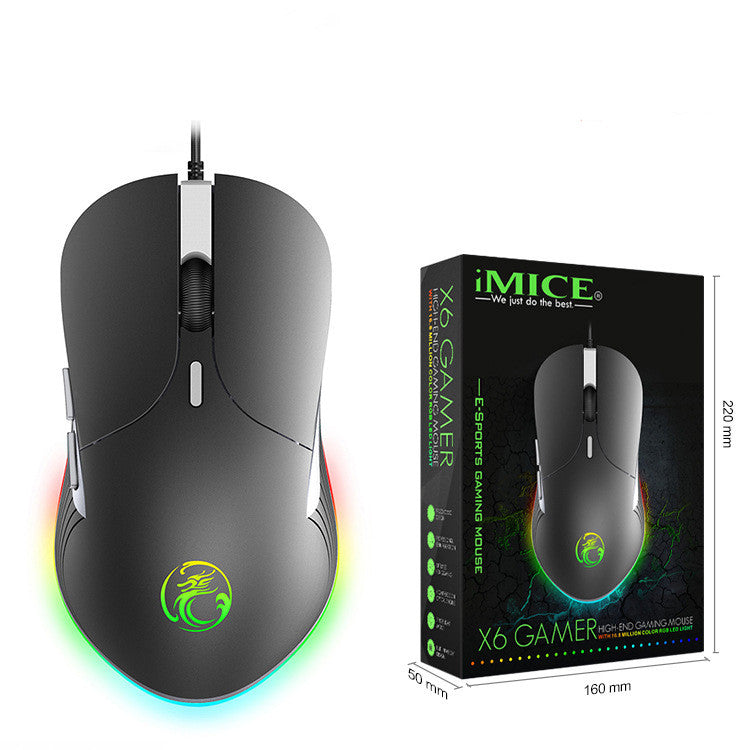 Wired RGB Gaming Mouse, 6400 DPI — product image 4 of 5