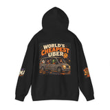 World's Cheapest Uber Halloween Hoodie - 5-Sided Graphic Print