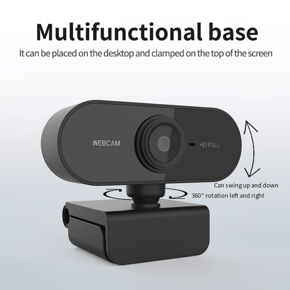 1080p USB Webcam with Built-In Microphone — product image 2 of 6
