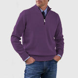 Men’s Quarter-Zip Knit Sweater
