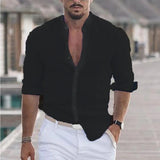 Men’s Casual Long-Sleeve Button Shirt