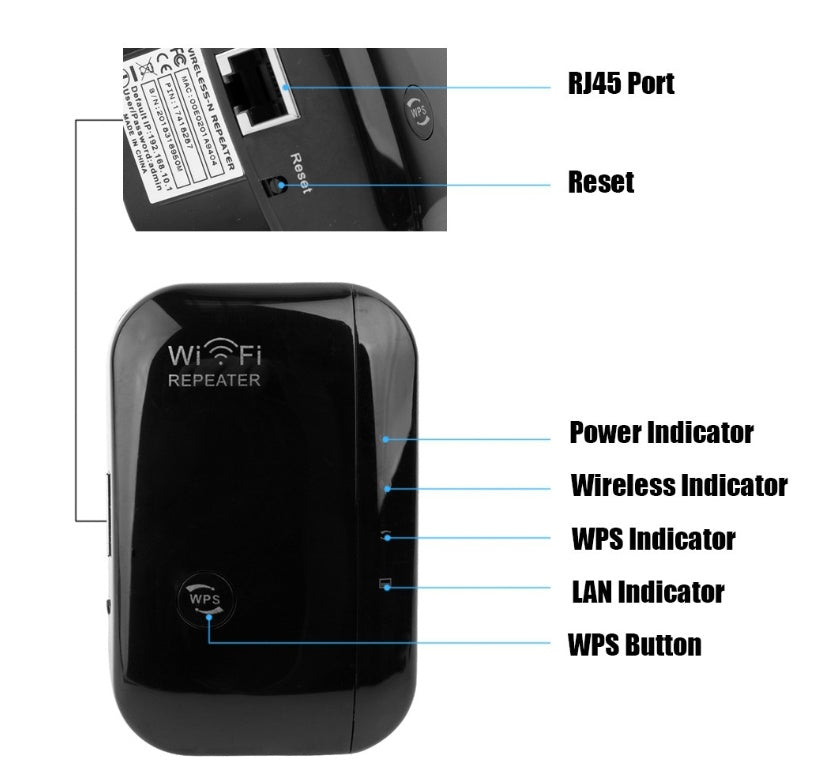 300 Mbps 2.4 GHz Wi-Fi Repeater — product image 9 of 11