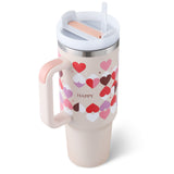 40 oz Insulated Tumbler with Handle & Straw — product image 4 of 25