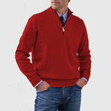 Men’s Quarter-Zip Knit Sweater