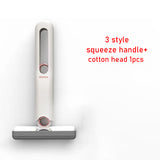 Mini Squeeze Sponge Mop & Replacement Heads