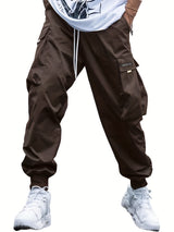 Men’s Multi-Pocket Drawstring Cargo Pants