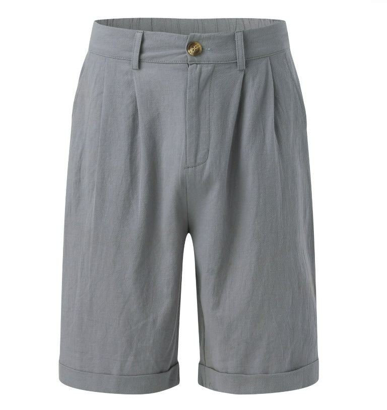 Men’s Loose-Fit Casual Shorts with Pockets