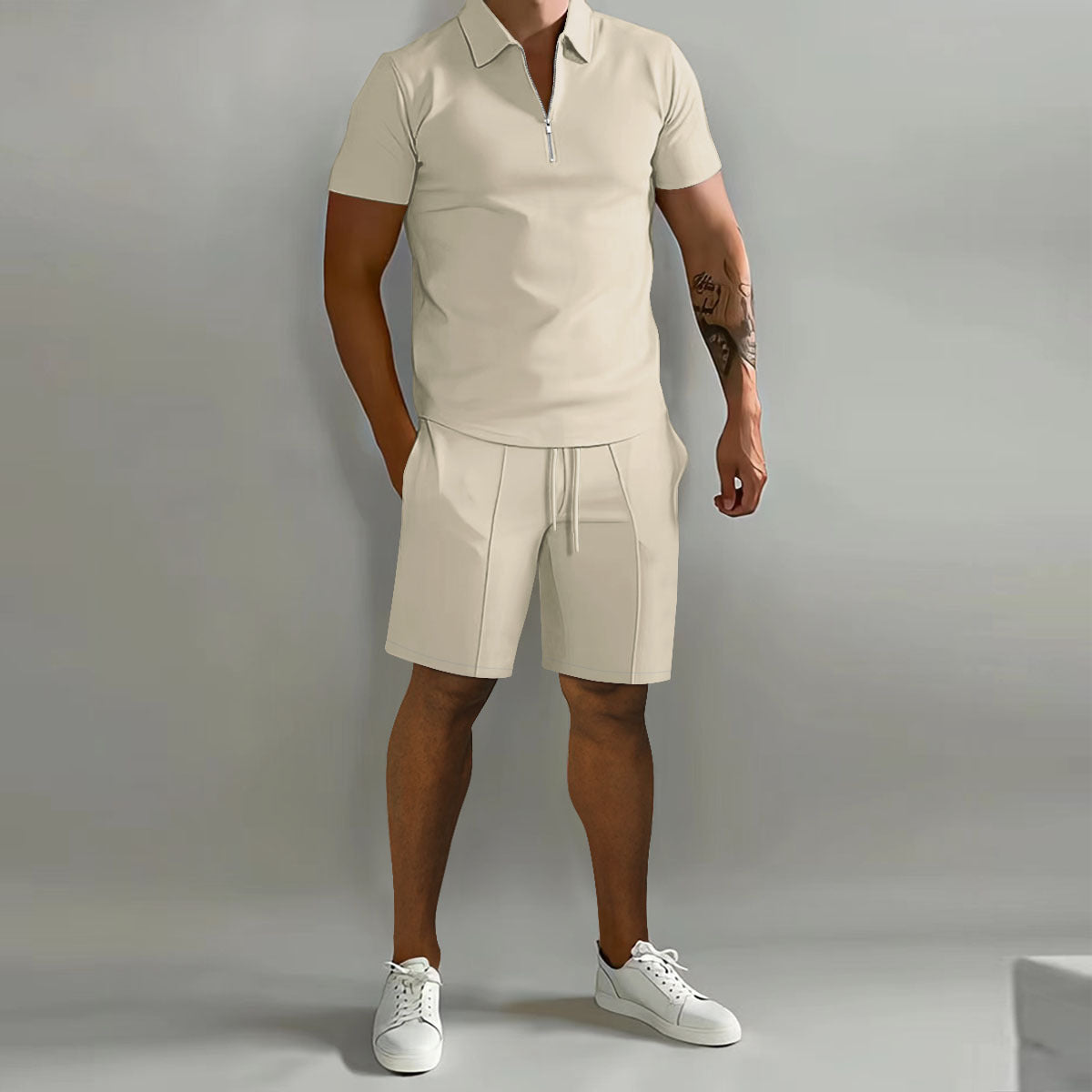 Men's Summer Polo Shirt & Shorts Set — product image 7 of 9