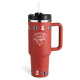 40 oz Insulated Tumbler with Handle & Straw — product image 9 of 25