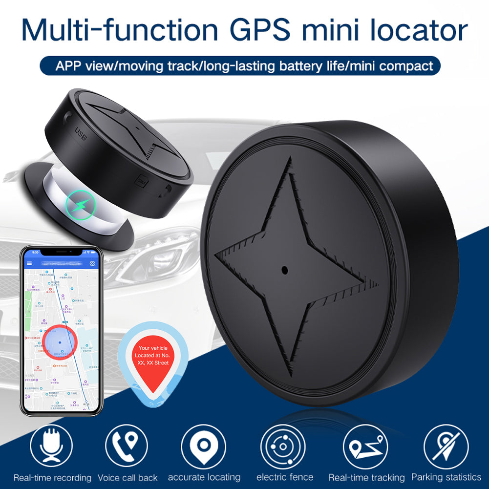 Magnetic GPS and LBS location tracker