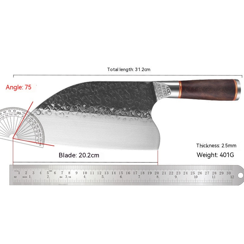 Hammered Stainless-Steel Kitchen Knife Collection — product image 2 of 16