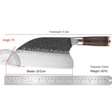 Hammered Stainless-Steel Kitchen Knife Collection — product image 2 of 16