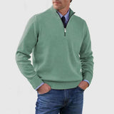 Men’s Quarter-Zip Knit Sweater