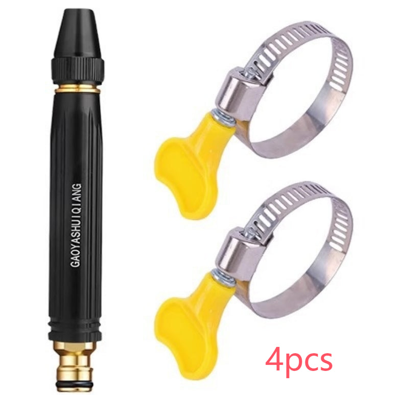 Adjustable Garden Hose Spray Nozzle & Accessories