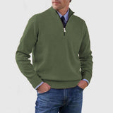 Men’s Quarter-Zip Knit Sweater