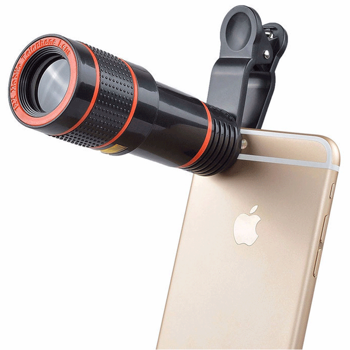 Clip-On Telephoto Phone Camera Lens