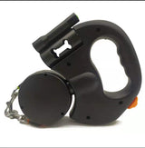 Dual Retractable Dog Leash with Light