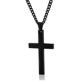 Stainless-Steel Cross Pendant Necklace