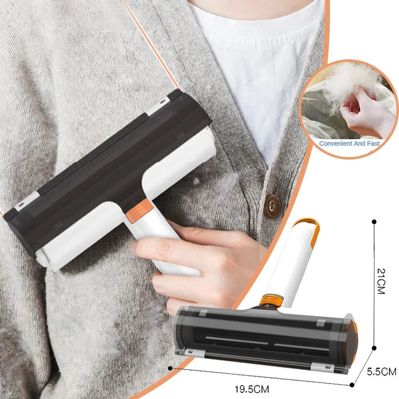 2-in-1 Pet Hair Removal Roller & Brush