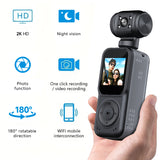 2K Dual-Lens Rotating Sports Camera