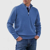 Men’s Quarter-Zip Knit Sweater