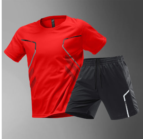Men’s Lightweight Active T-Shirt & Shorts Set