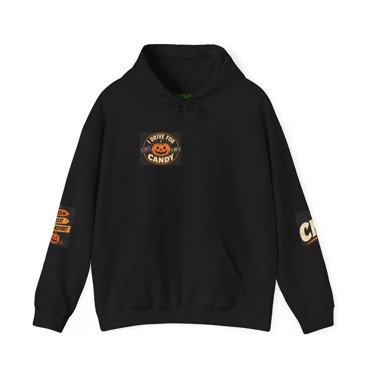 World's Cheapest Uber Halloween Hoodie - 5-Sided Graphic Print