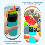 Reusable Soda Can Lid with Straw