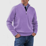 Men’s Quarter-Zip Knit Sweater