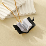 Cross & Bible Pendant Necklace