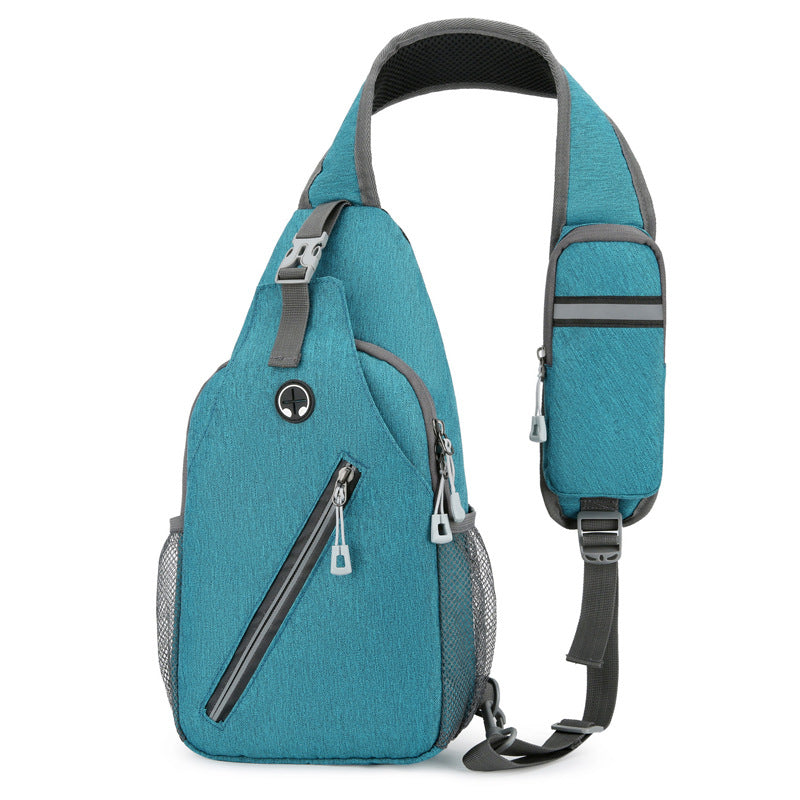 Men’s Oxford-Cloth Crossbody Shoulder Bag